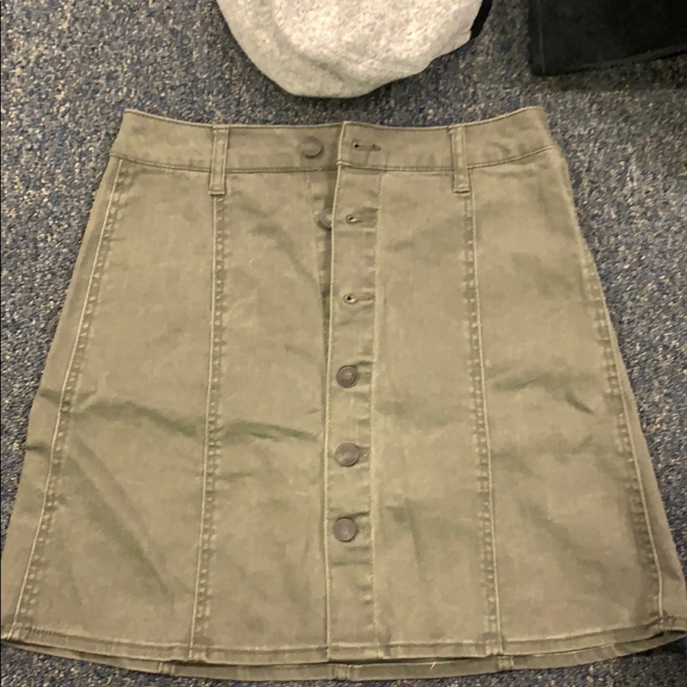 Mossimo Supply Co Dark Green Denim skirt